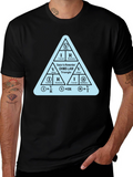 Ohms Law Triangle Formula Black T-Shirt
