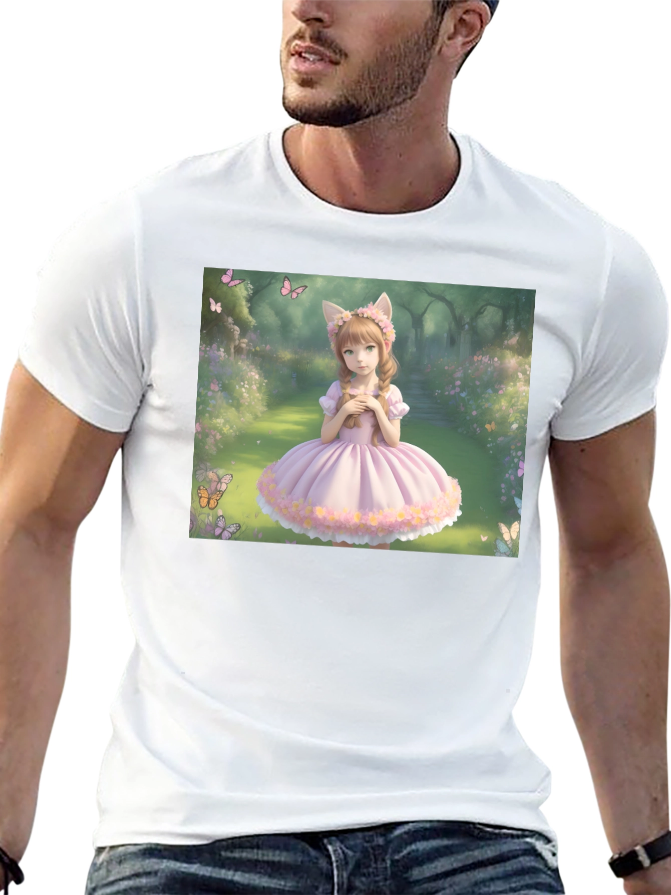 Anime Girl T-Shirt - Kawaii Style
