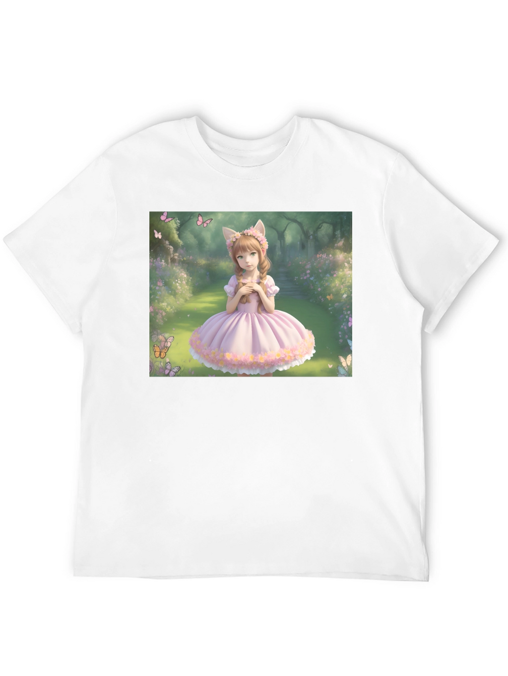 Anime Girl T-Shirt - Kawaii Style