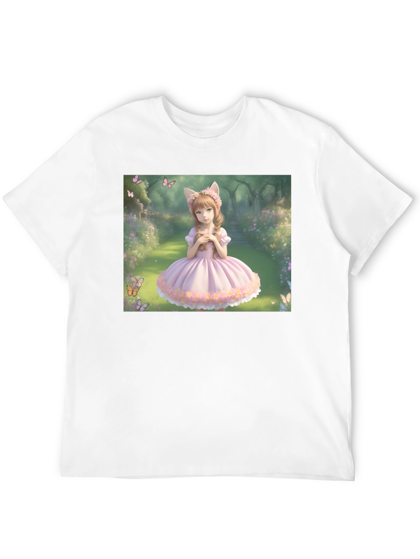 Anime Girl T-Shirt - Kawaii Style
