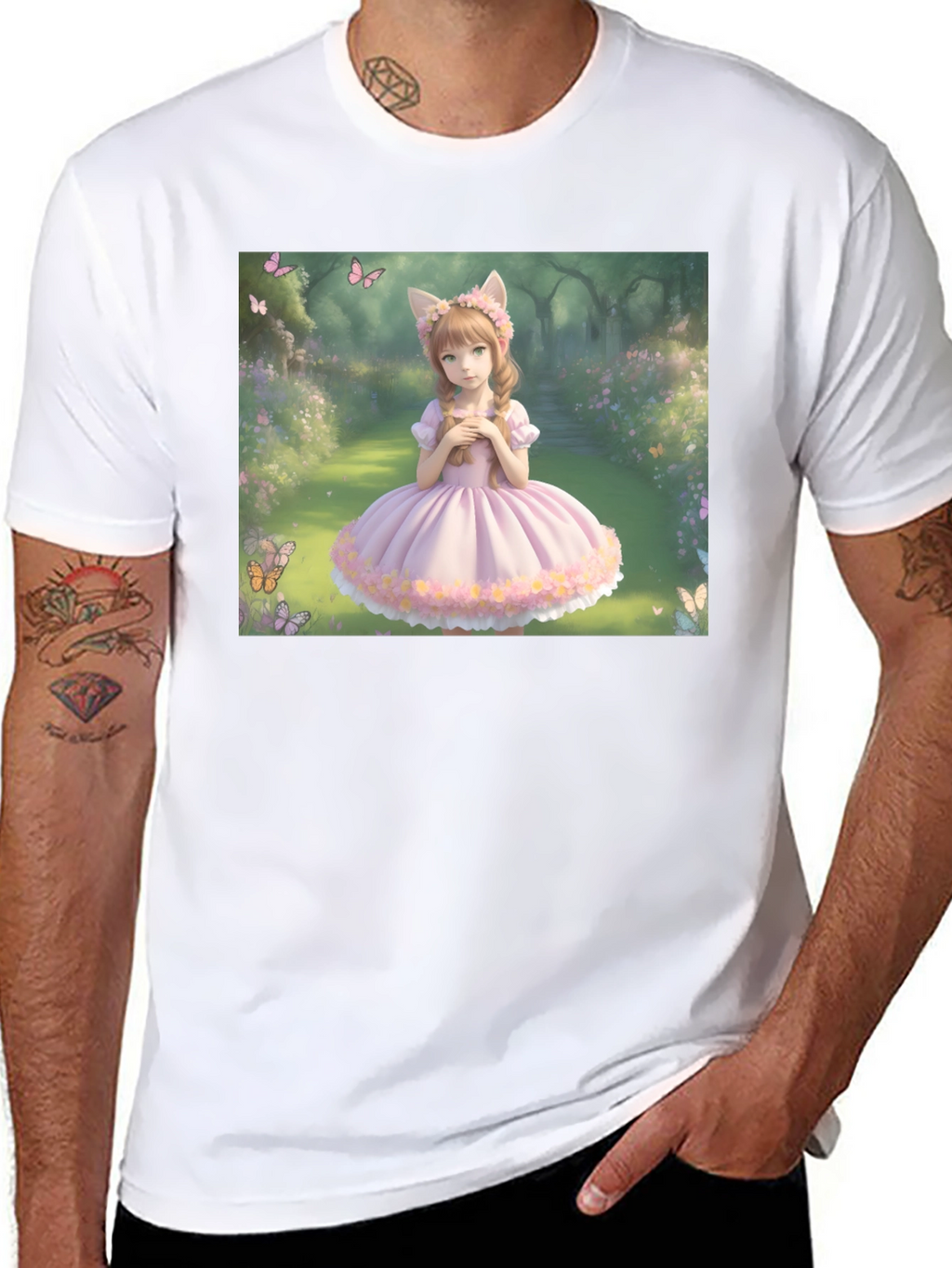 Anime Girl T-Shirt - Kawaii Style