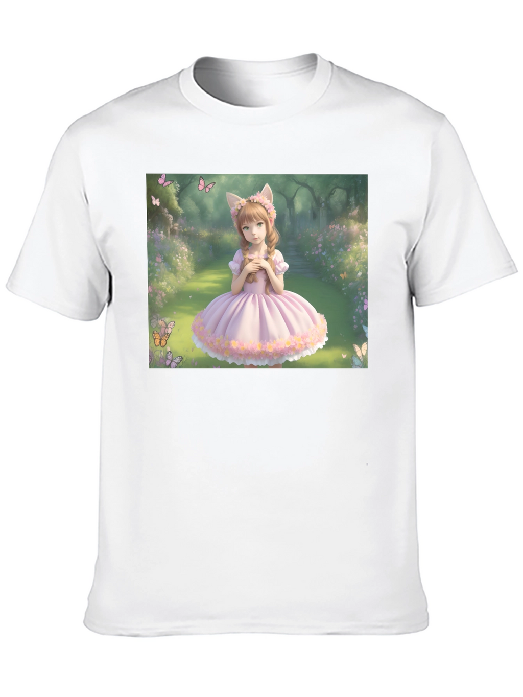 Anime Girl T-Shirt - Kawaii Style