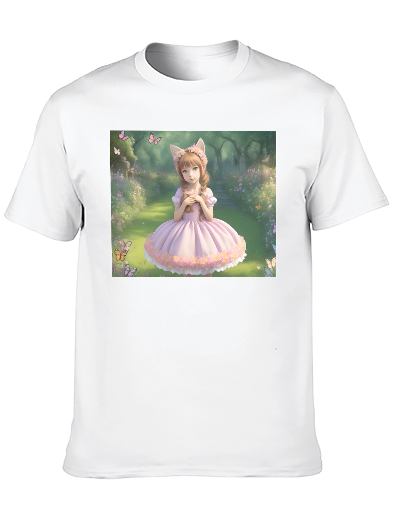 Anime Girl T-Shirt - Kawaii Style