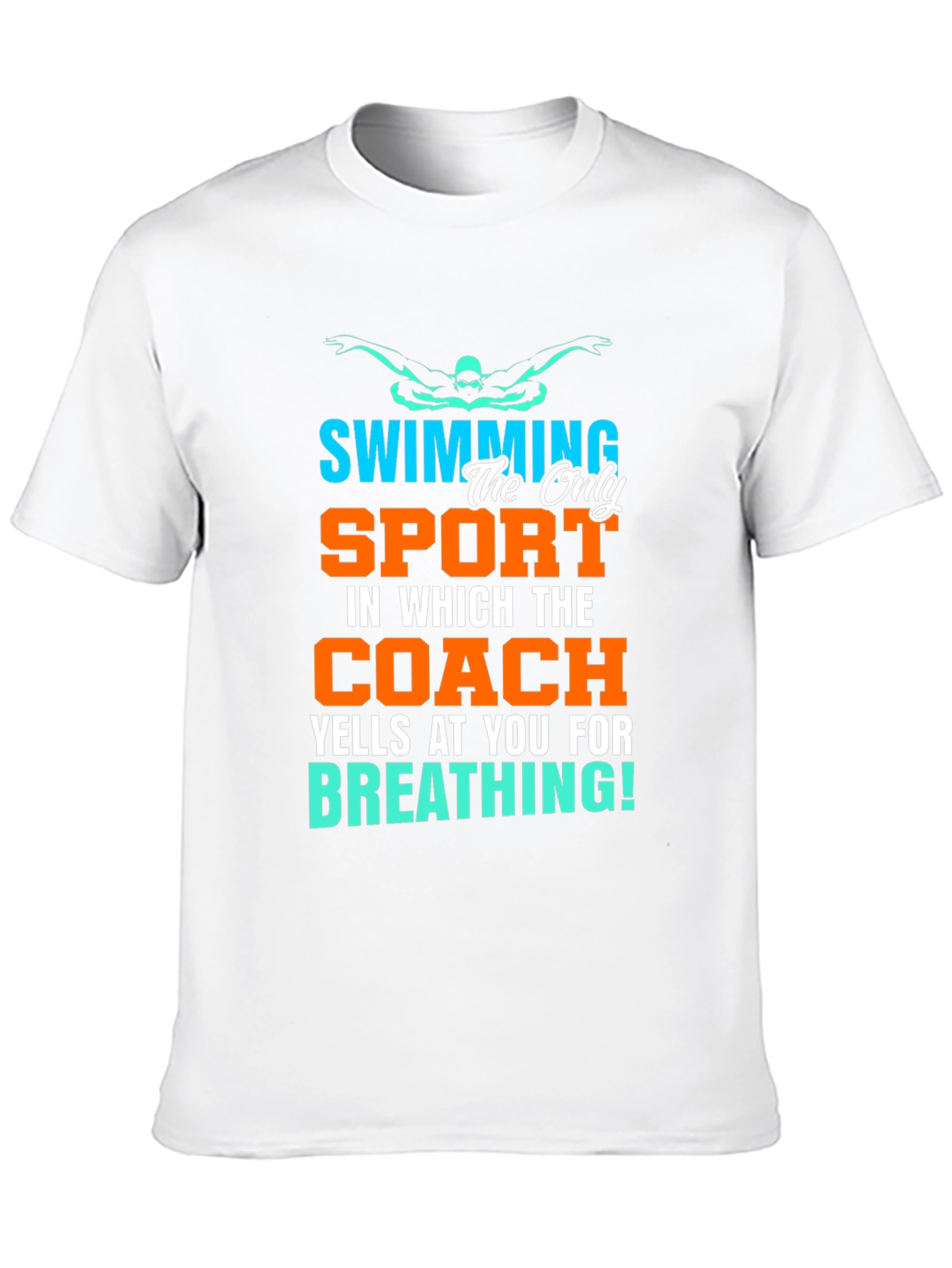Funny Swimming Coach T-Shirt for Swimmers