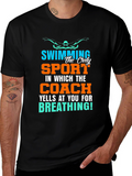 Funny Swimming Coach T-Shirt for Swimmers