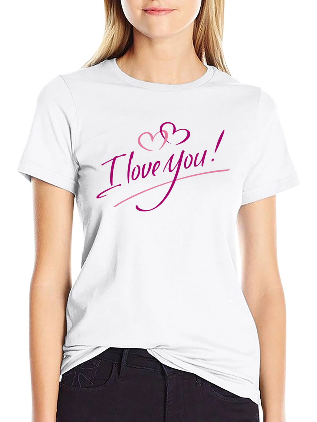 I Love You Graphic Tee - Valentines Day Gift