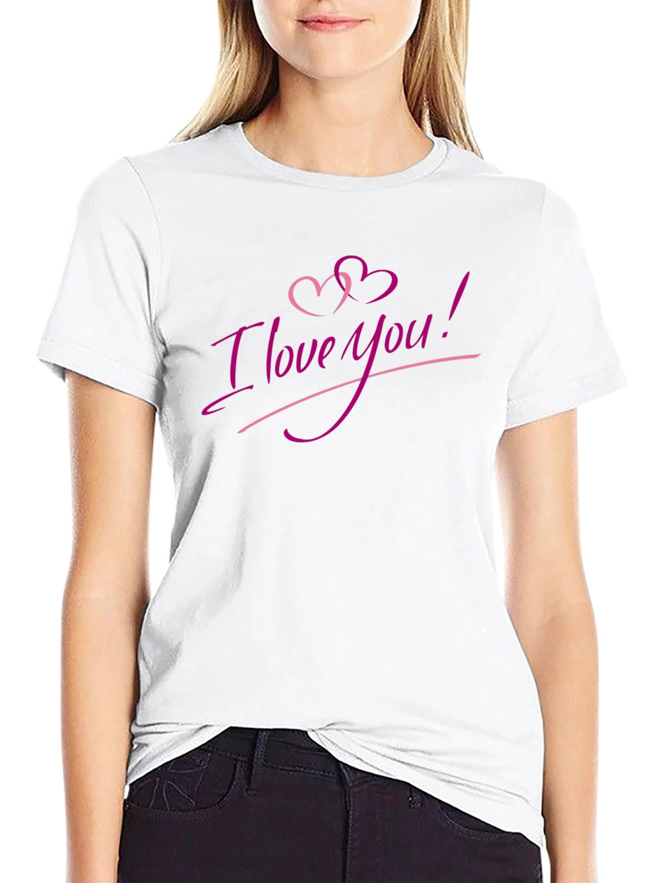 I Love You Graphic Tee - Valentines Day Gift