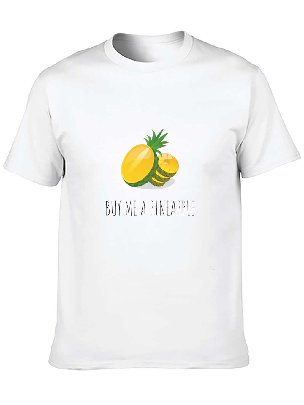 Buy Me A Pineapple Graphic Tee - Black