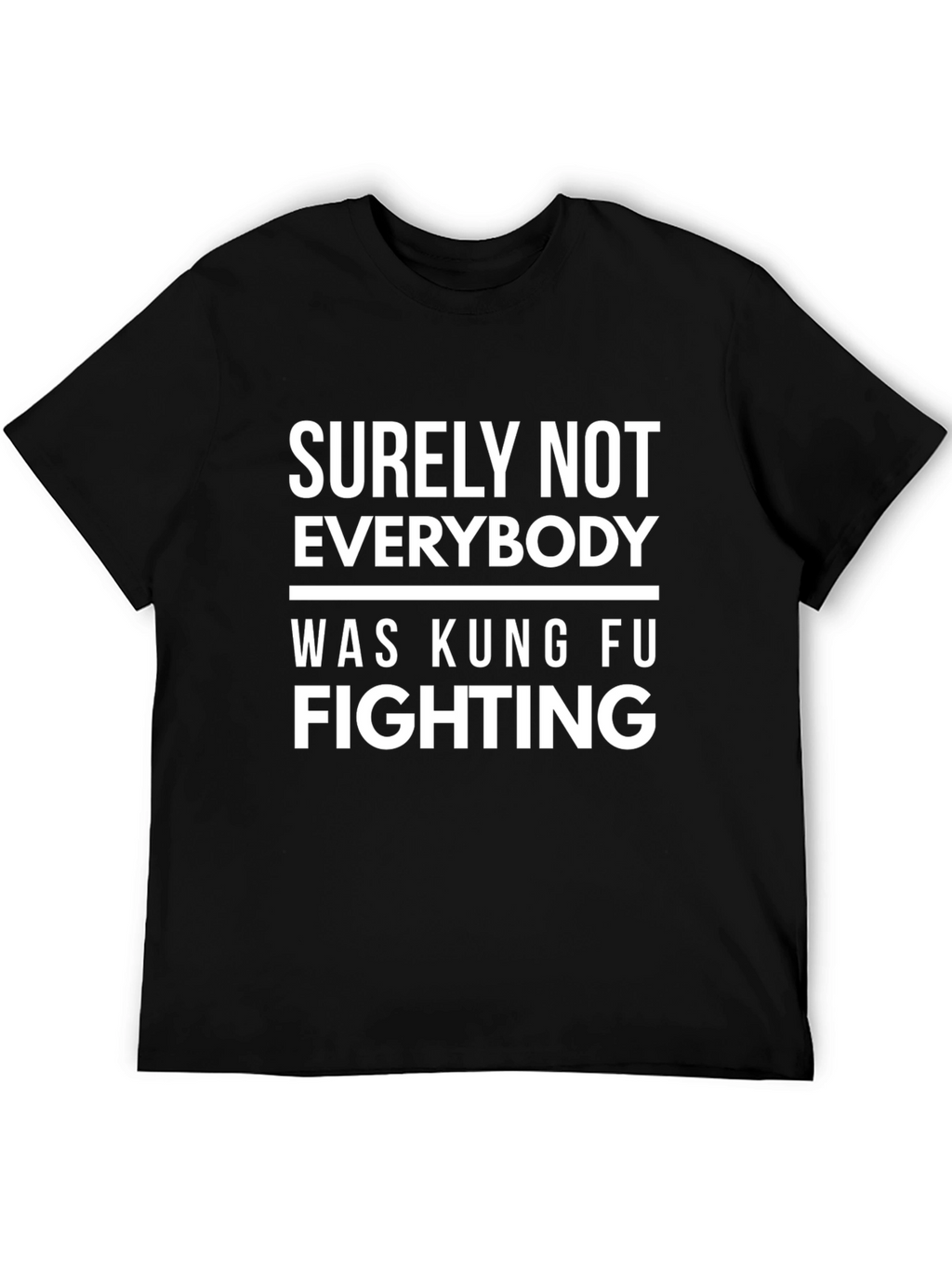 Kung Fu Fighting Graphic Tee - Novelty T-Shirt