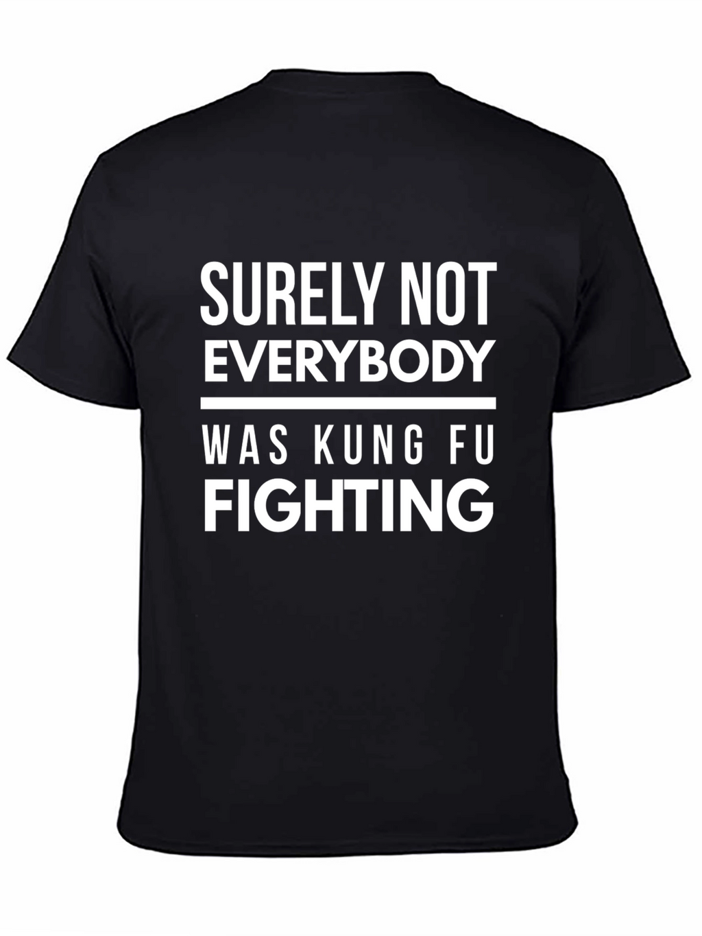 Kung Fu Fighting Graphic Tee - Novelty T-Shirt