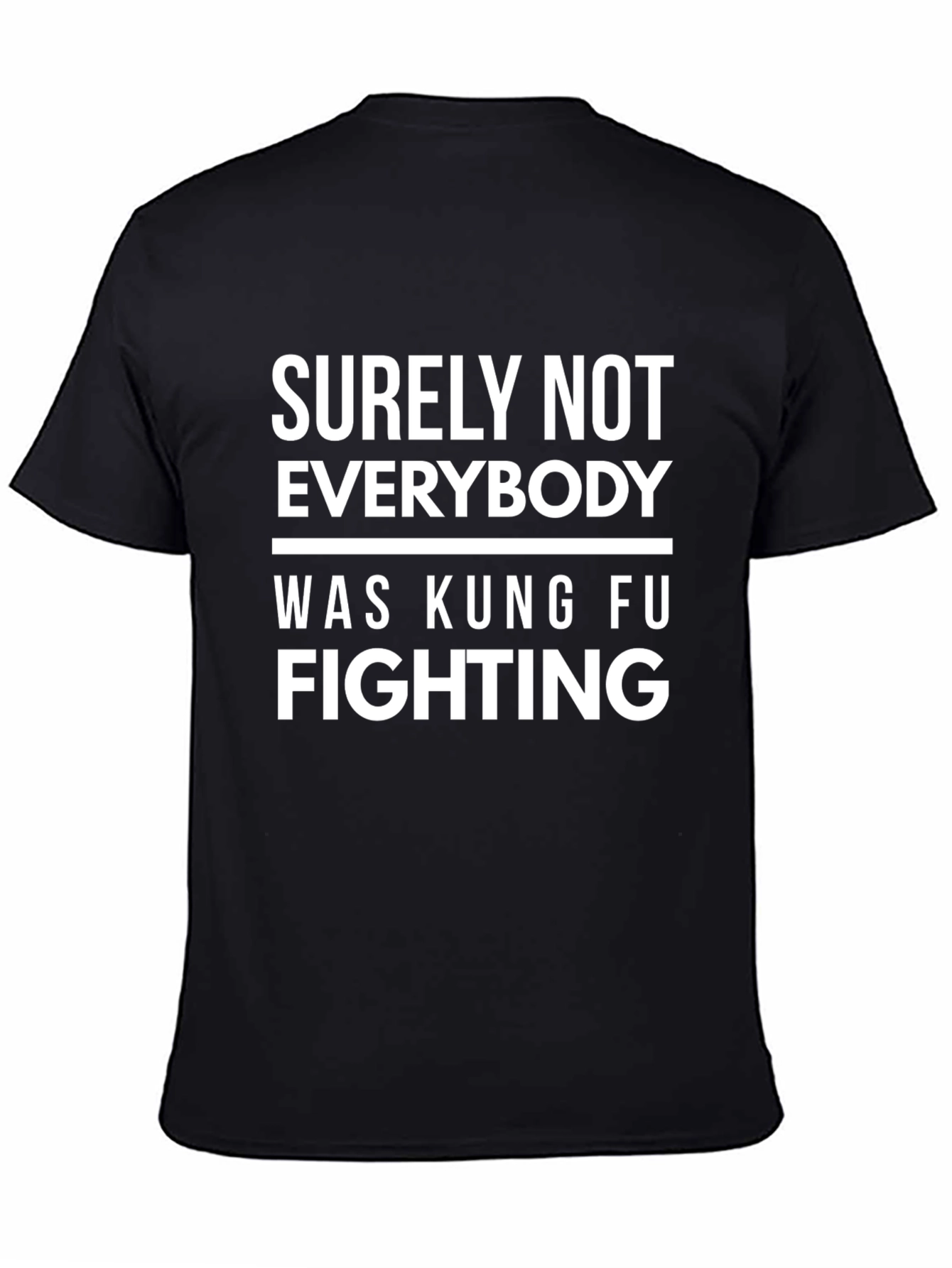 Kung Fu Fighting Graphic Tee - Novelty T-Shirt