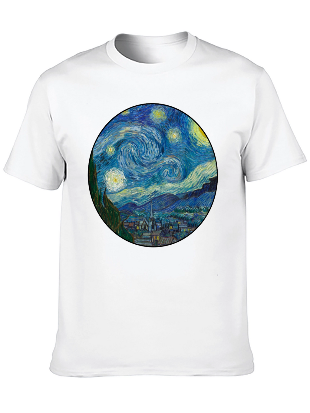 Starry Night Art T-Shirt