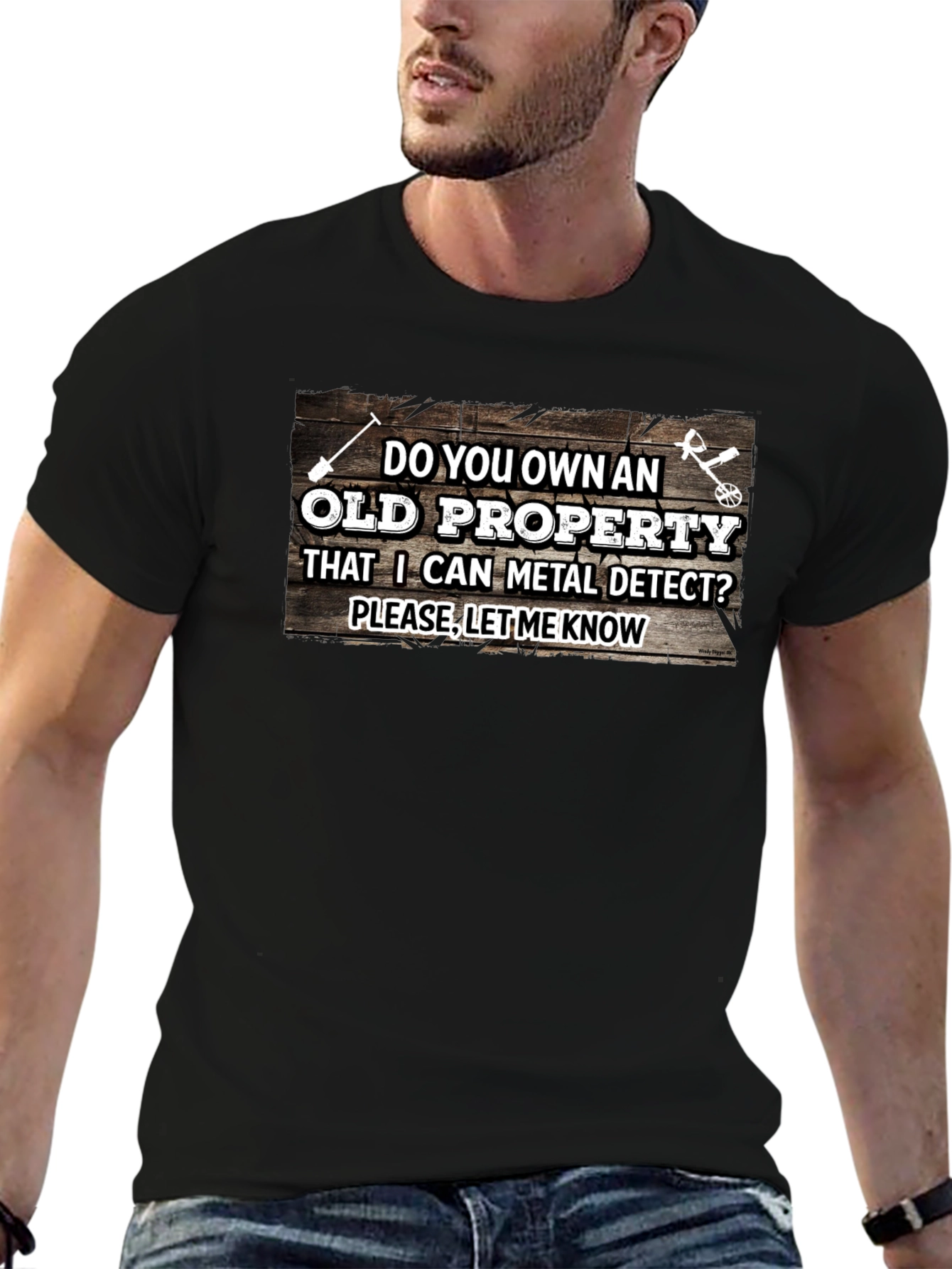 Metal Detecting Old Property T-Shirt