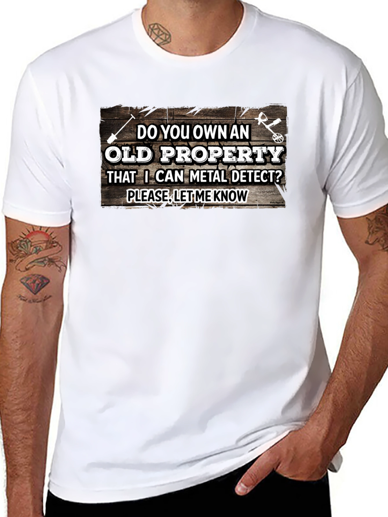Metal Detecting Old Property T-Shirt