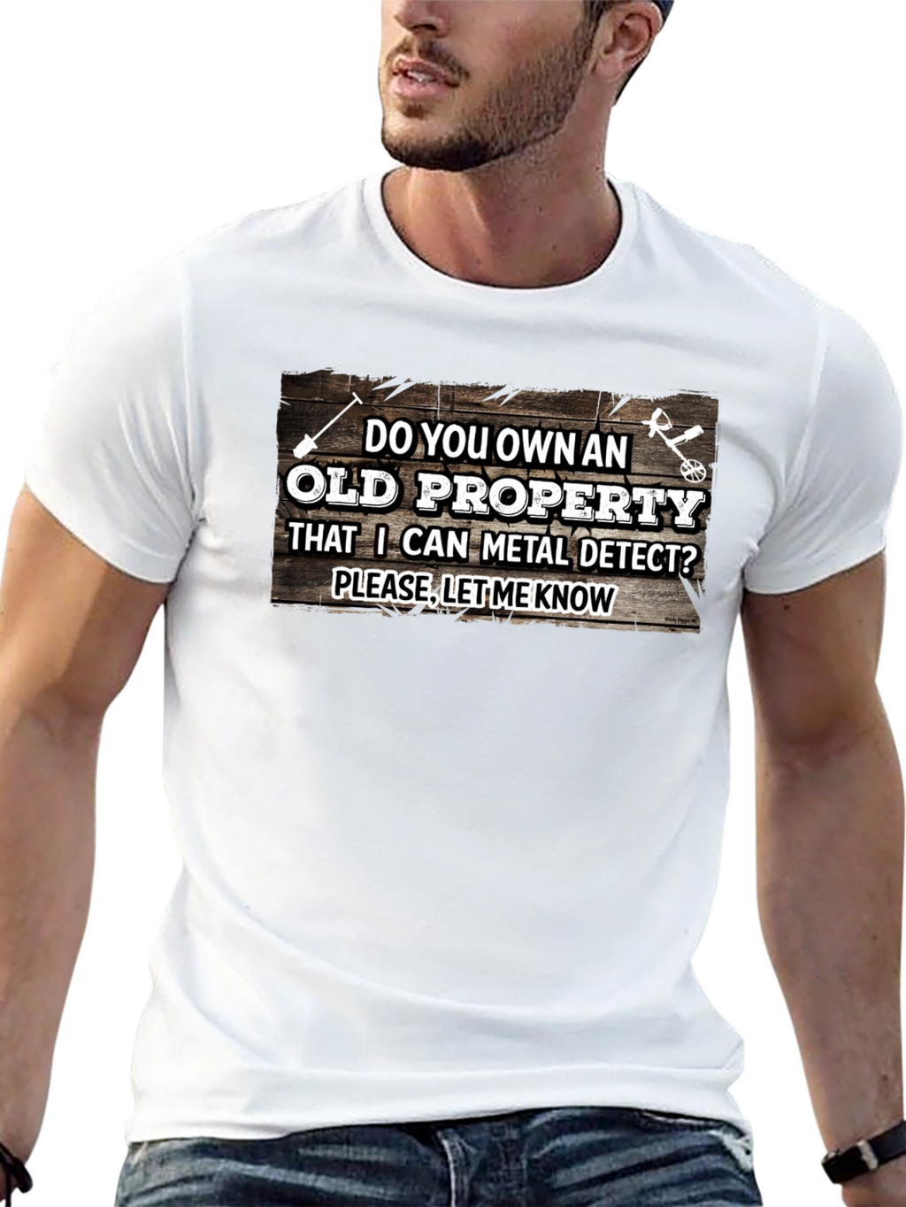 Metal Detecting Old Property T-Shirt