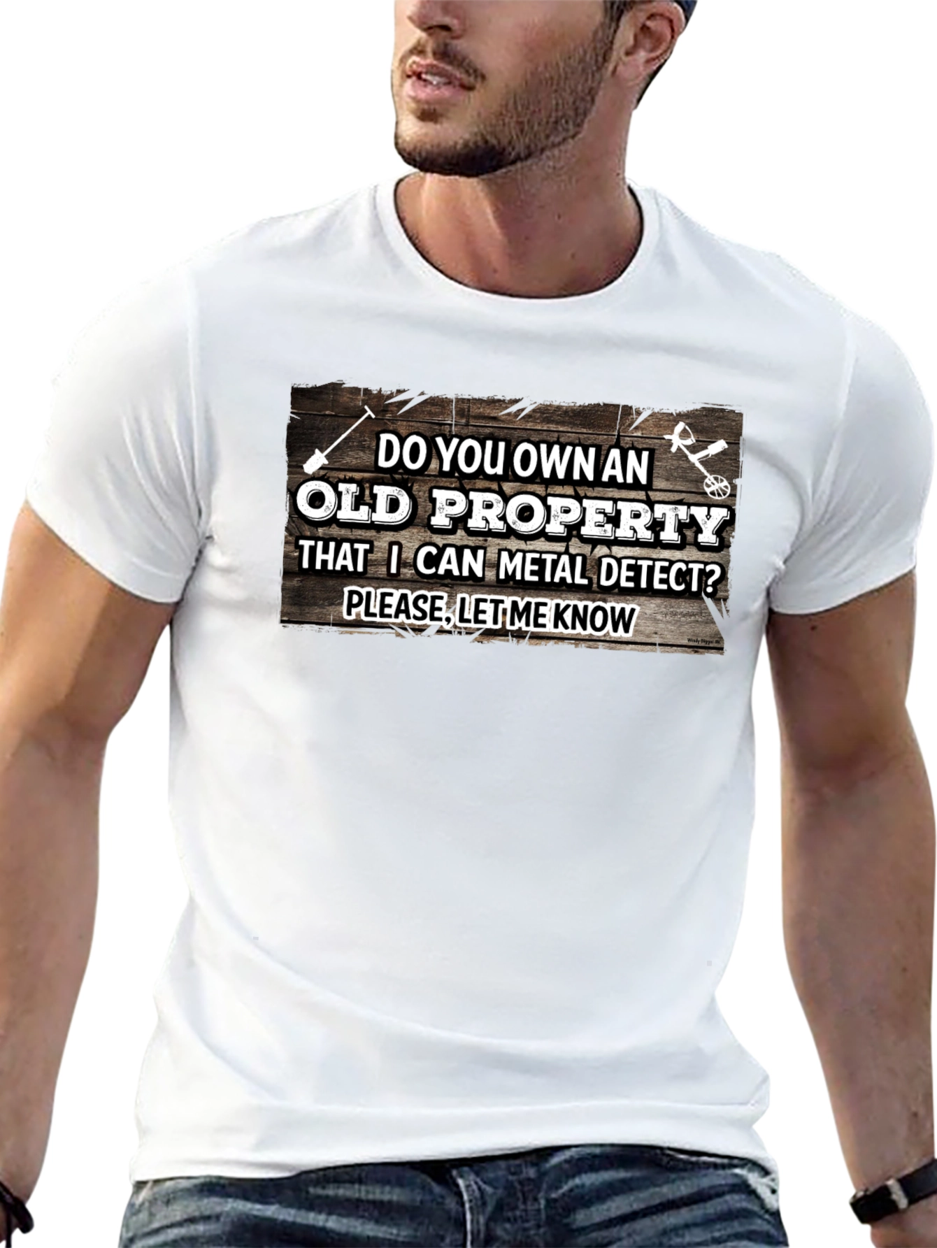 Metal Detecting Old Property T-Shirt