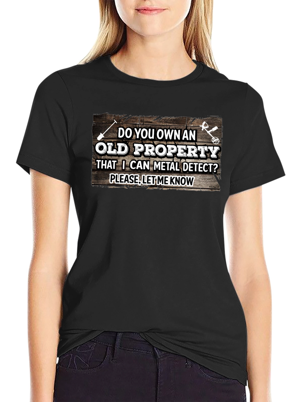Metal Detecting Old Property T-Shirt