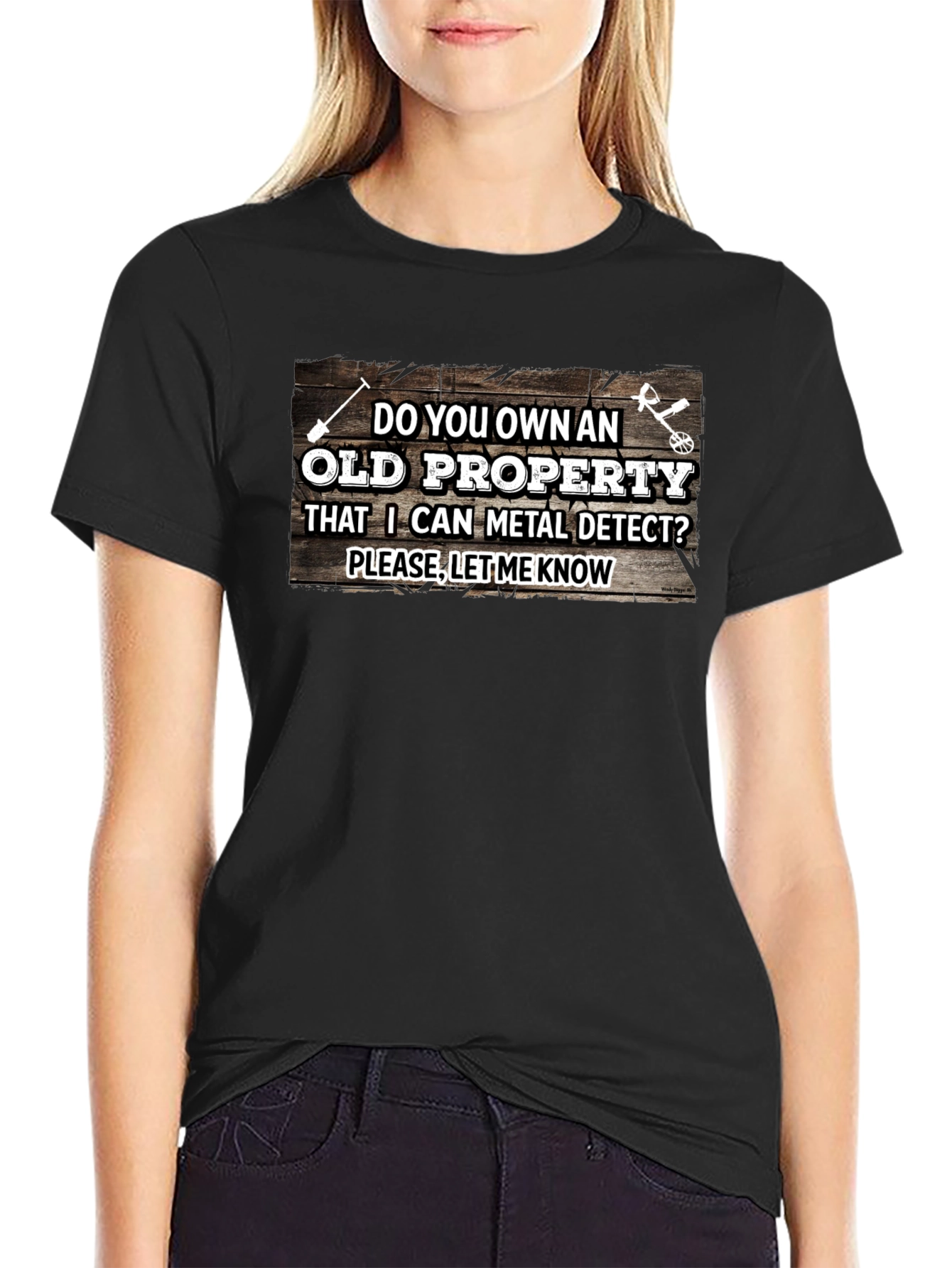 Metal Detecting Old Property T-Shirt