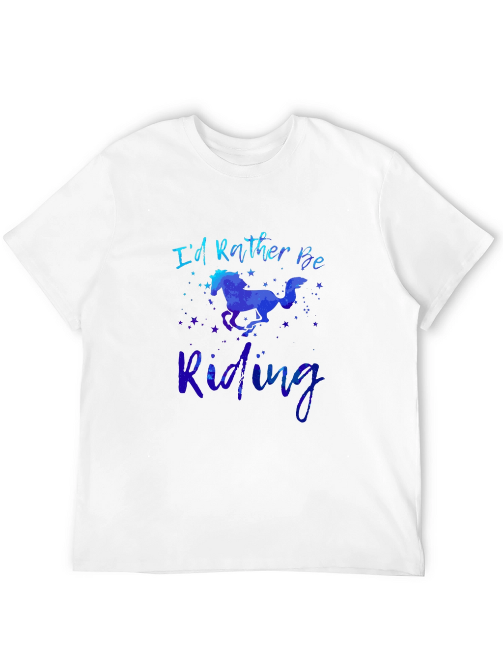 Id Rather Be Riding Horse T-Shirt