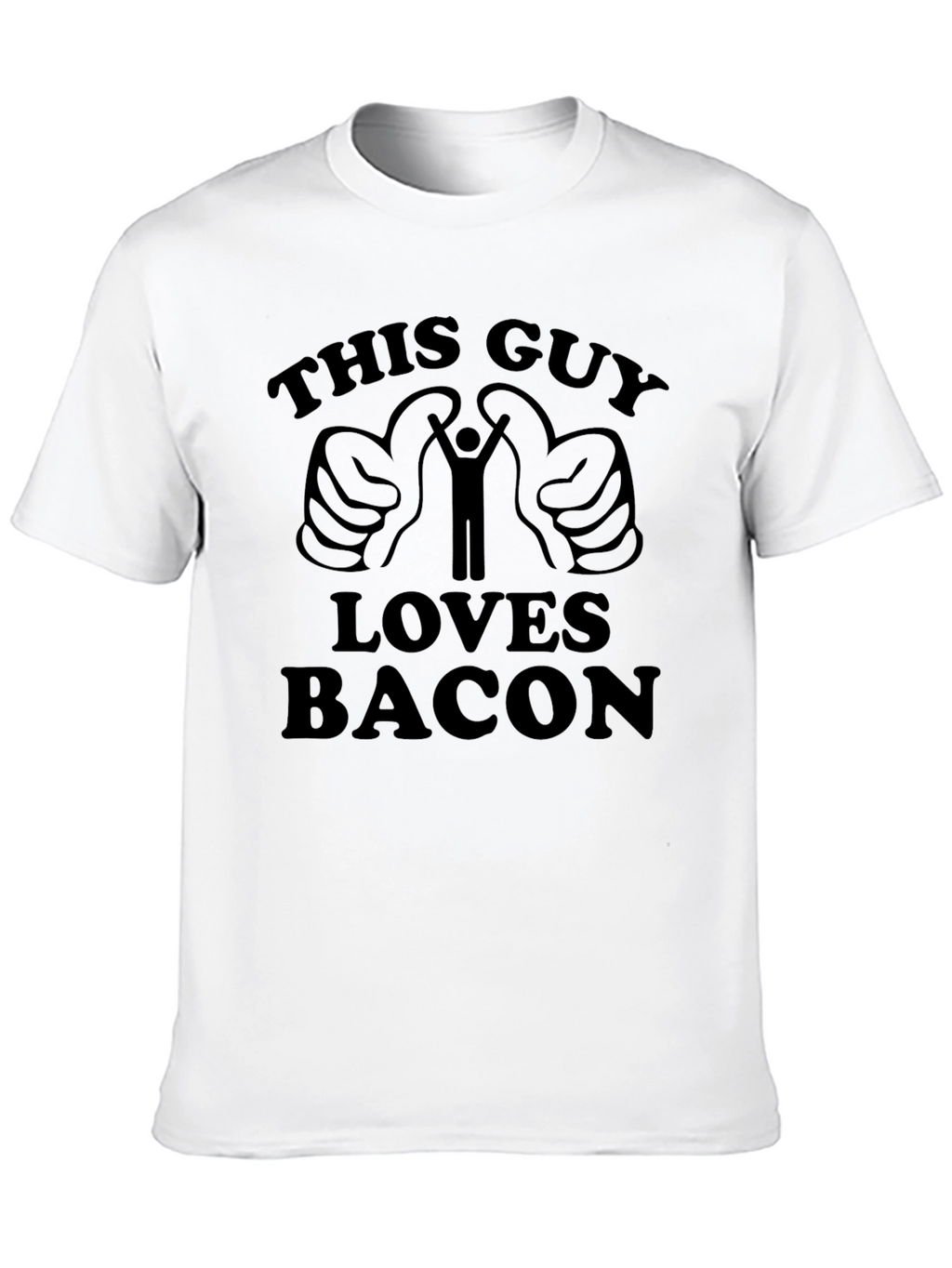 This Guy Loves Bacon T-Shirt - Funny Graphic Tee