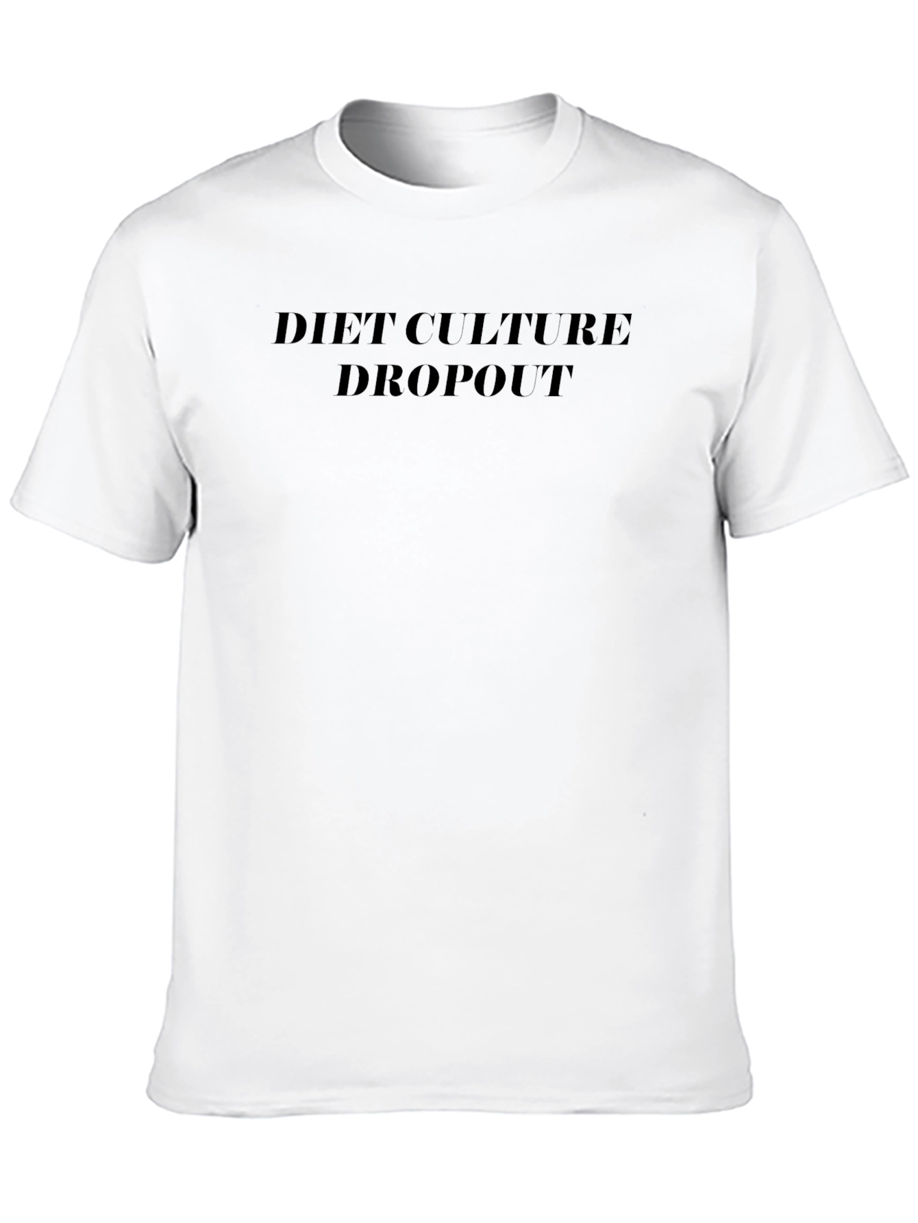 Diet Culture Dropout Black T-Shirt