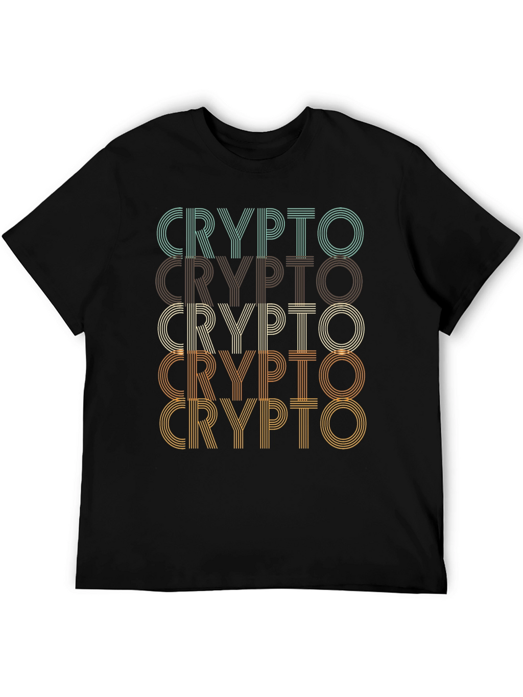 Retro Crypto T-Shirt - Bitcoin Fan Tee