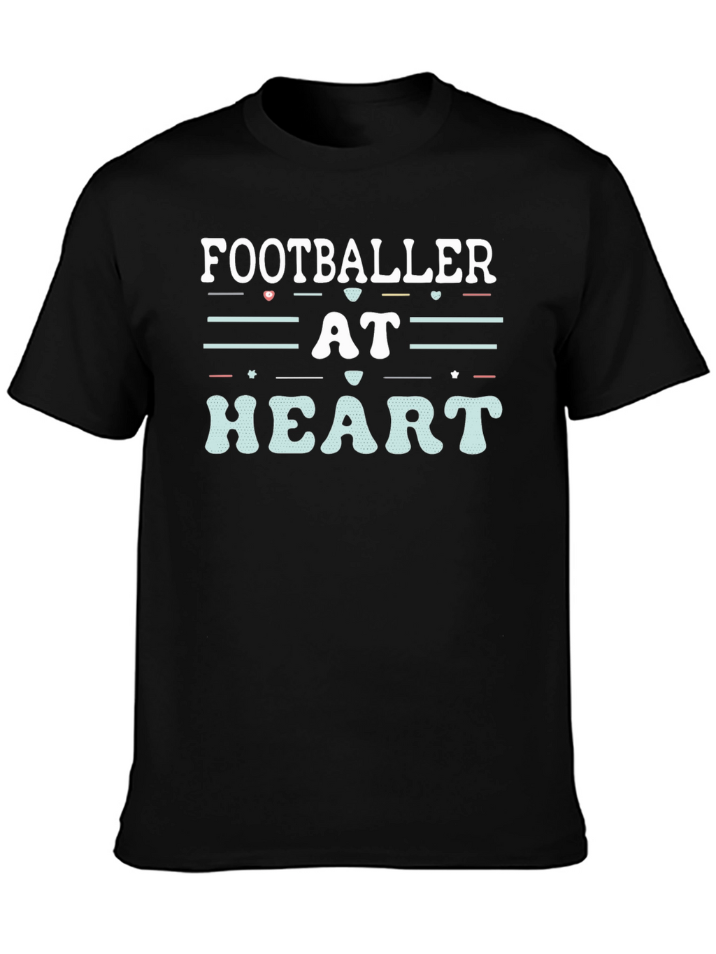Footballer At Heart Graphic Tee