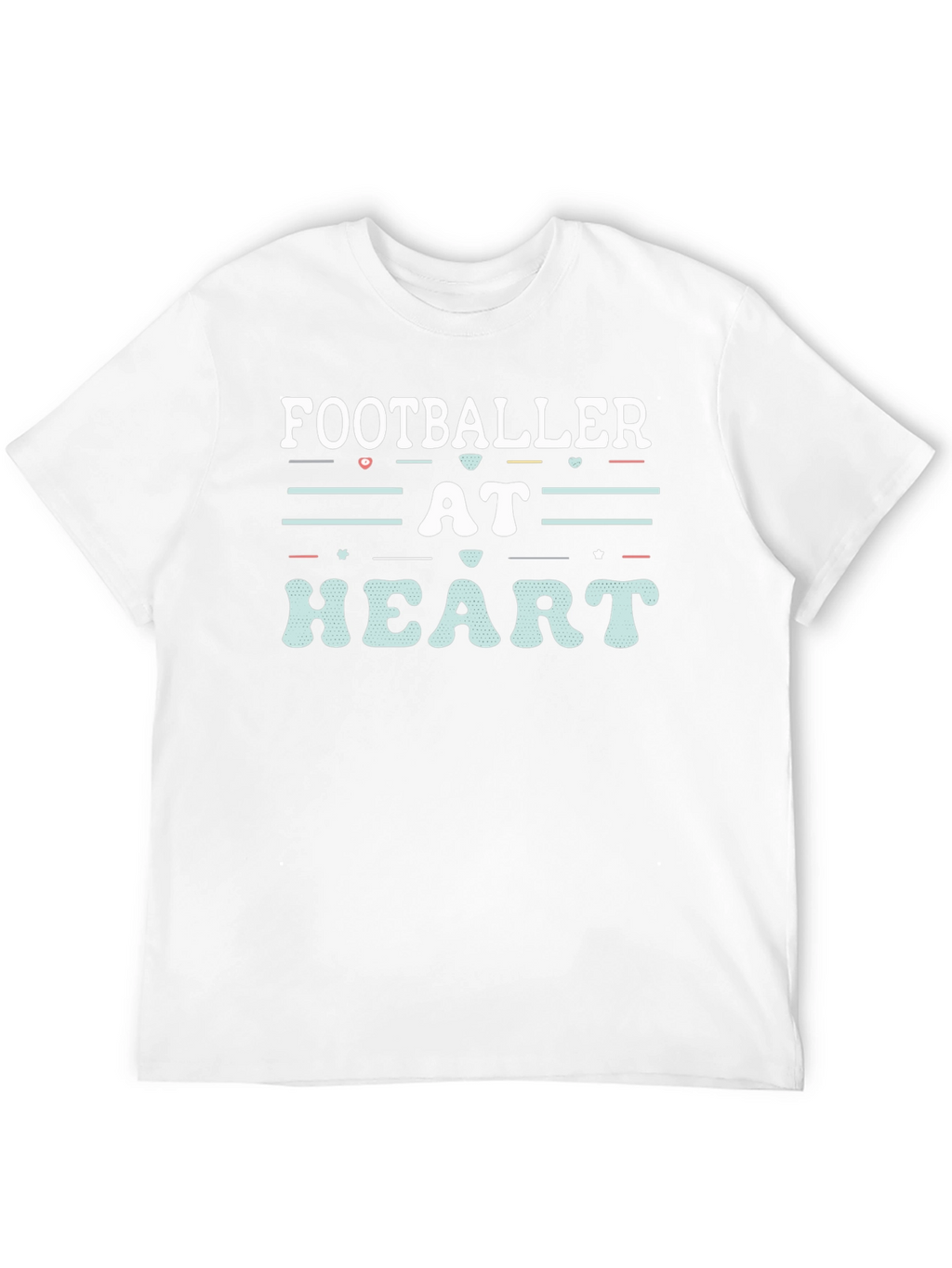 Footballer At Heart Graphic Tee
