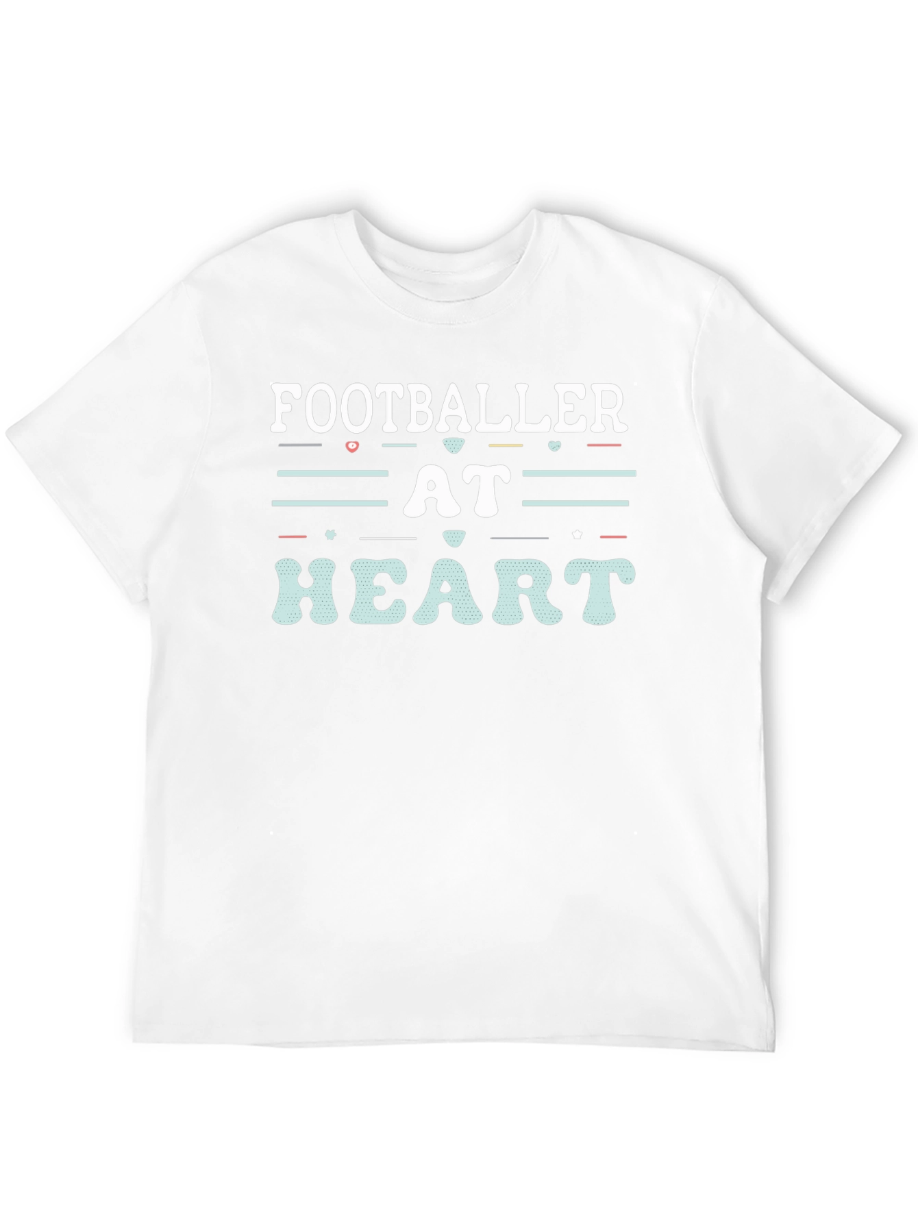 Footballer At Heart Graphic Tee