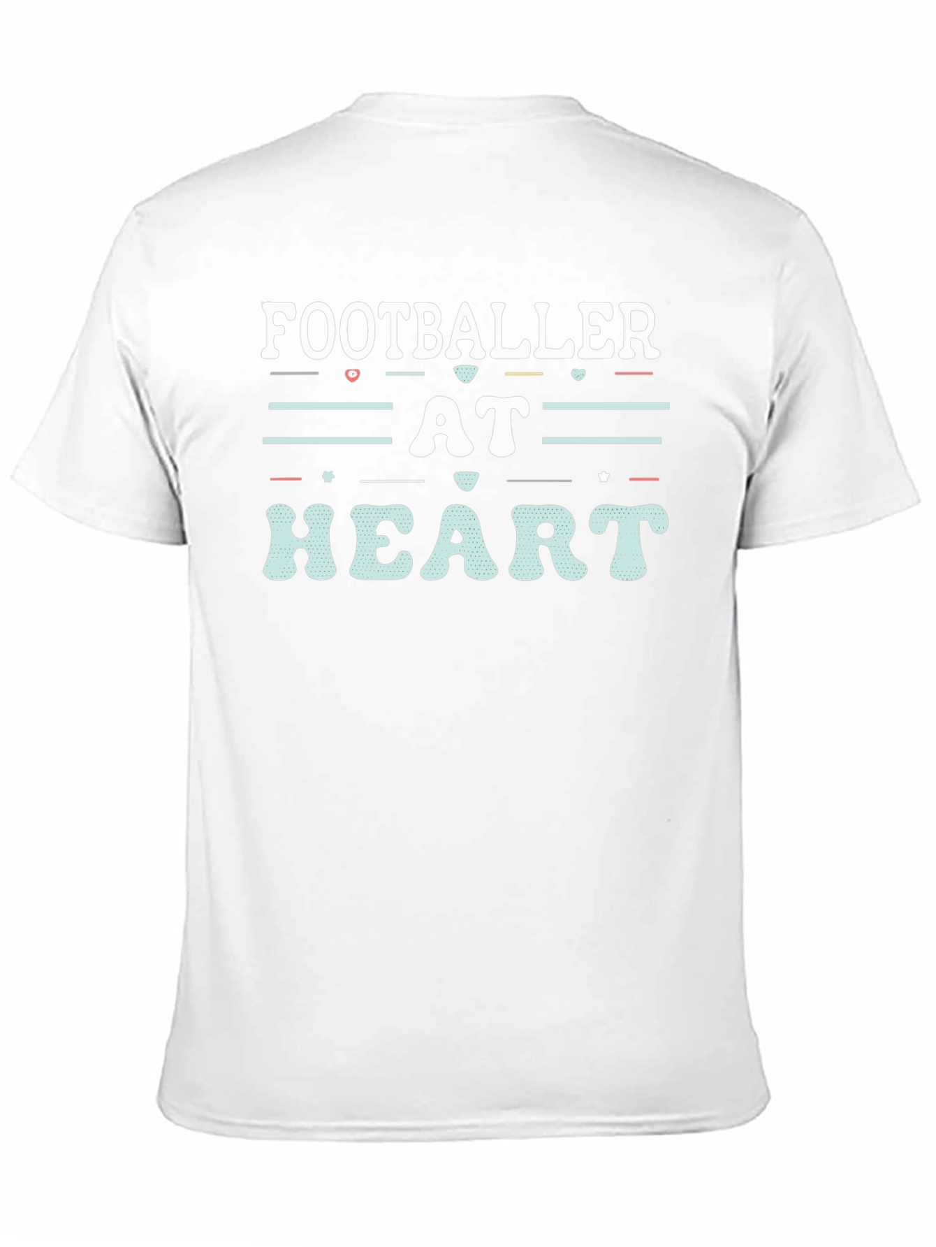 Footballer At Heart Graphic Tee