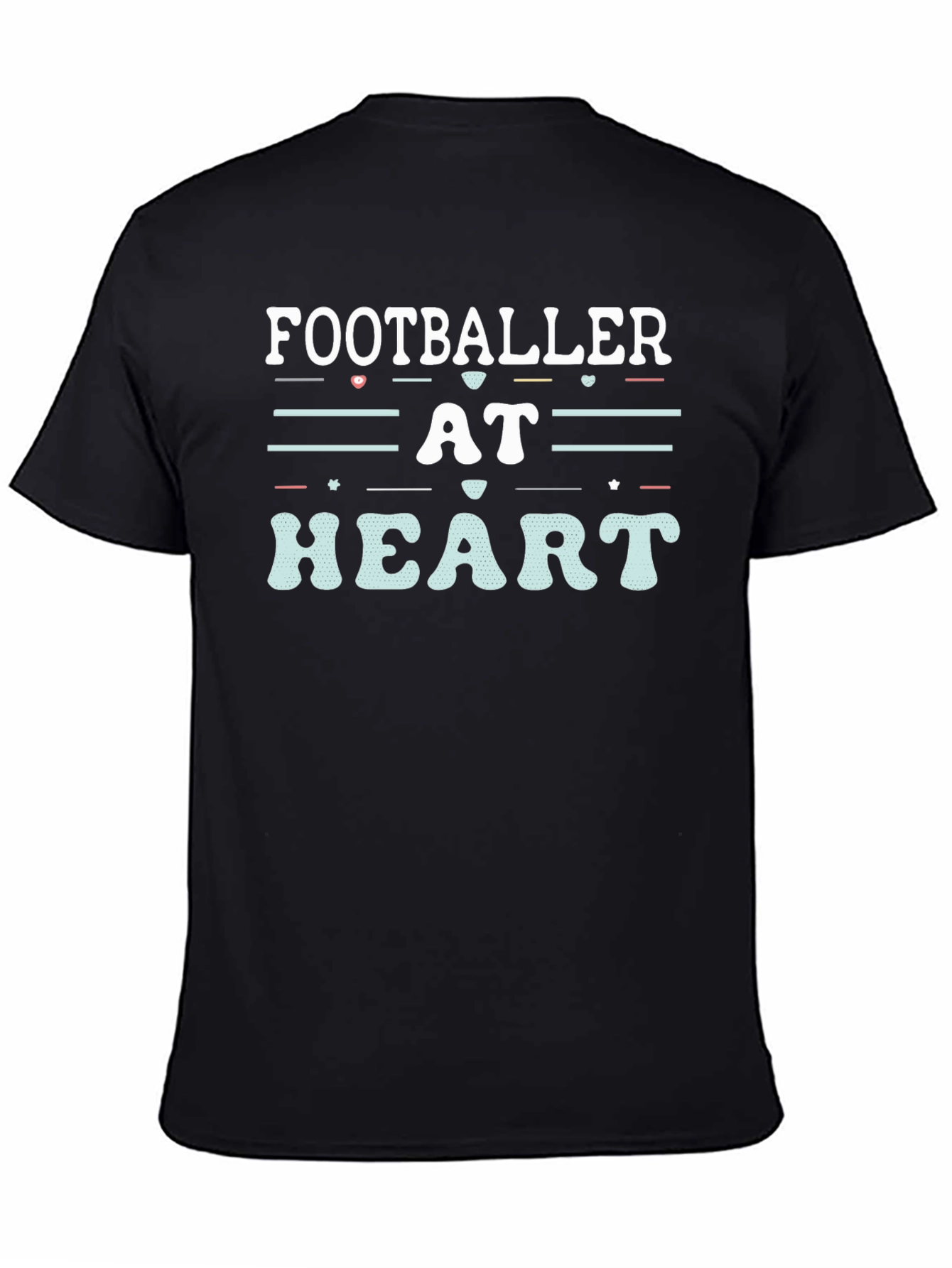 Footballer At Heart Graphic Tee