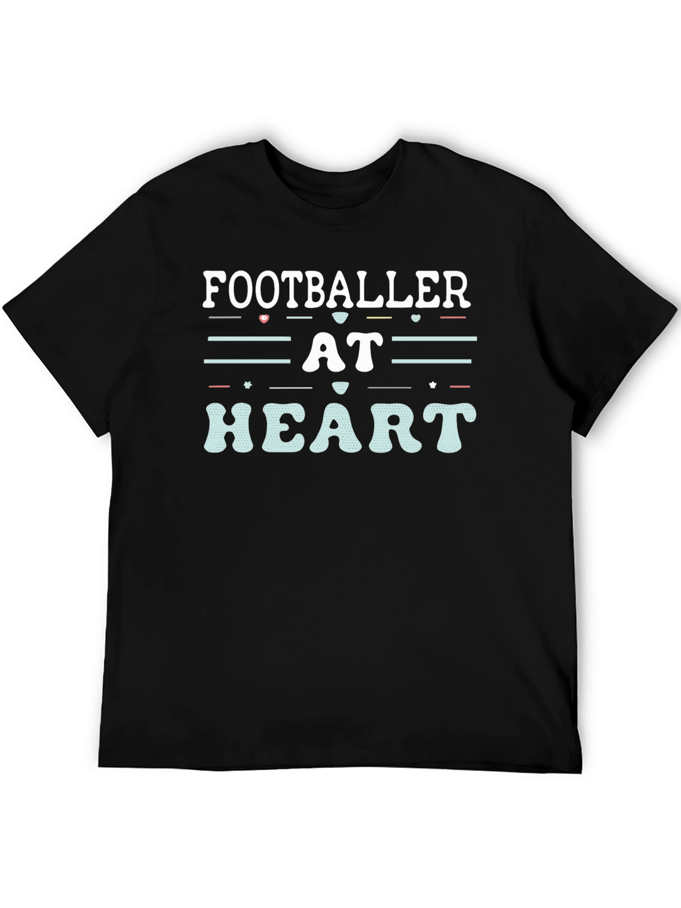 Footballer At Heart Graphic Tee