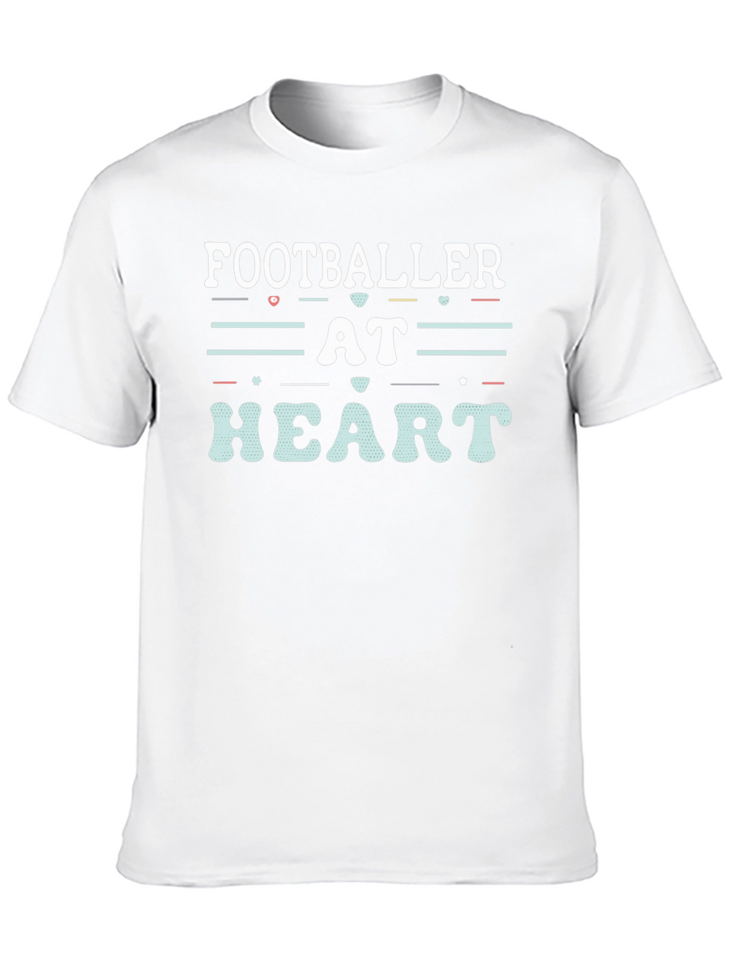 Footballer At Heart Graphic Tee