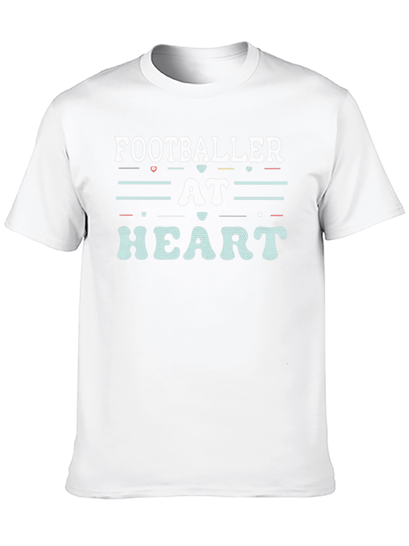 Footballer At Heart Graphic Tee