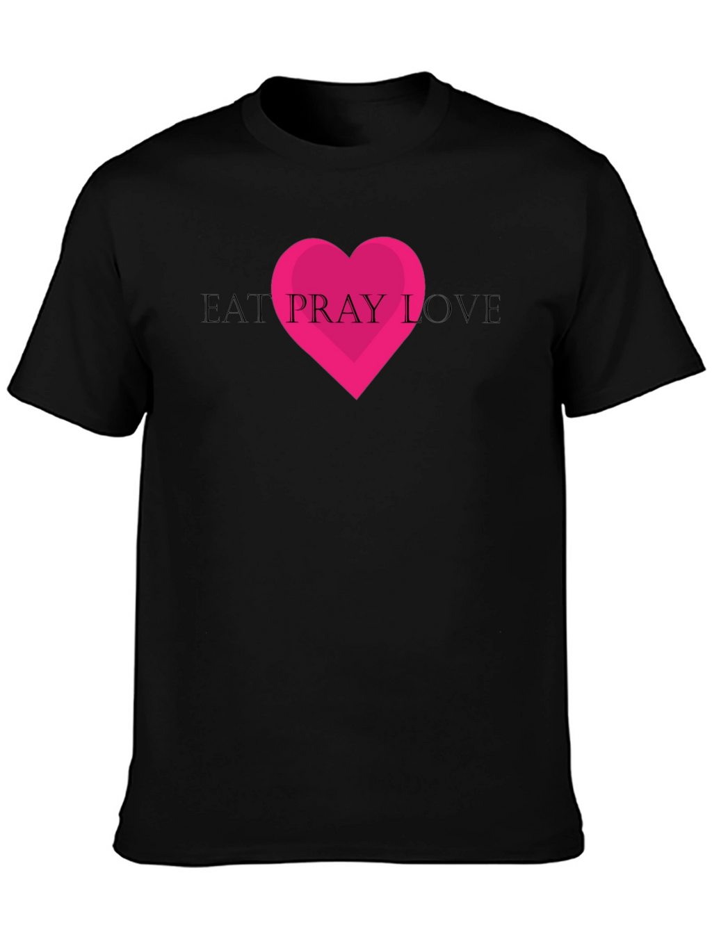 Eat Pray Love Graphic Tee - Black