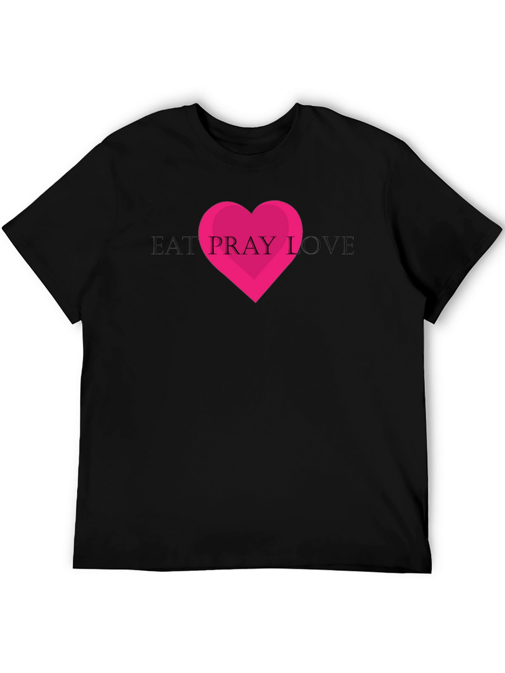Eat Pray Love Graphic Tee - Black