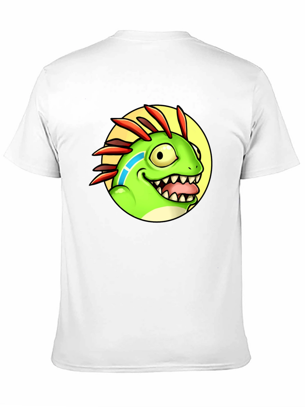 Cartoon Dino Graphic Tee - Funny Animal T-Shirt