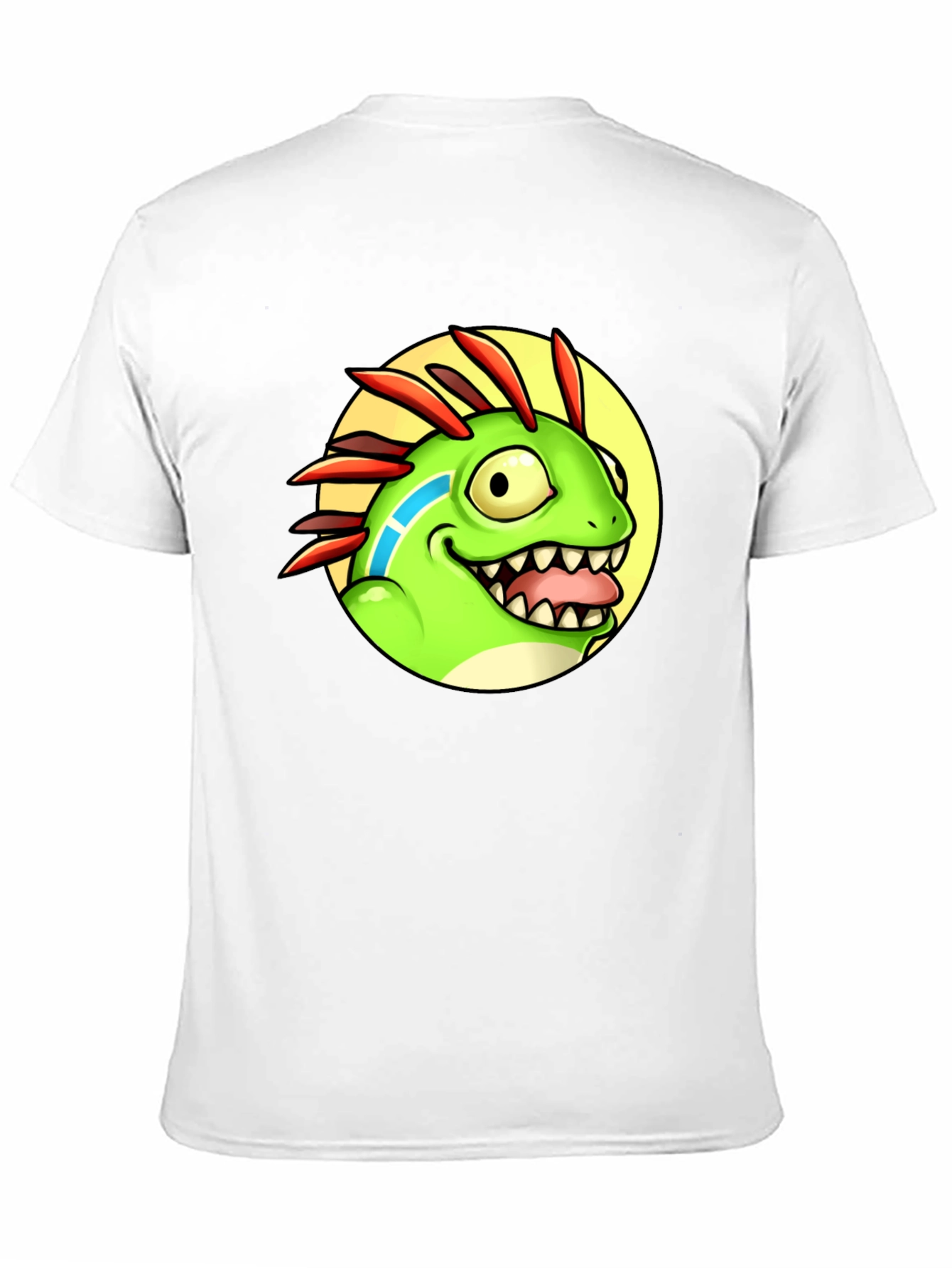 Cartoon Dino Graphic Tee - Funny Animal T-Shirt