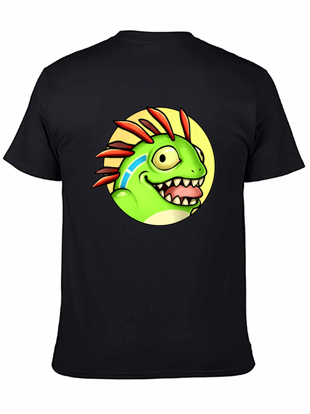 Cartoon Dino Graphic Tee - Funny Animal T-Shirt