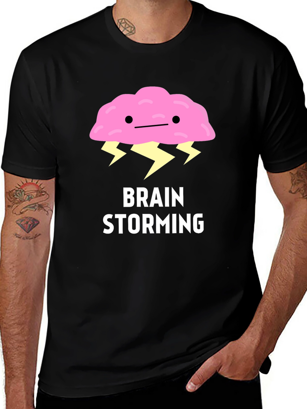 Brain Storming Graphic T-Shirt