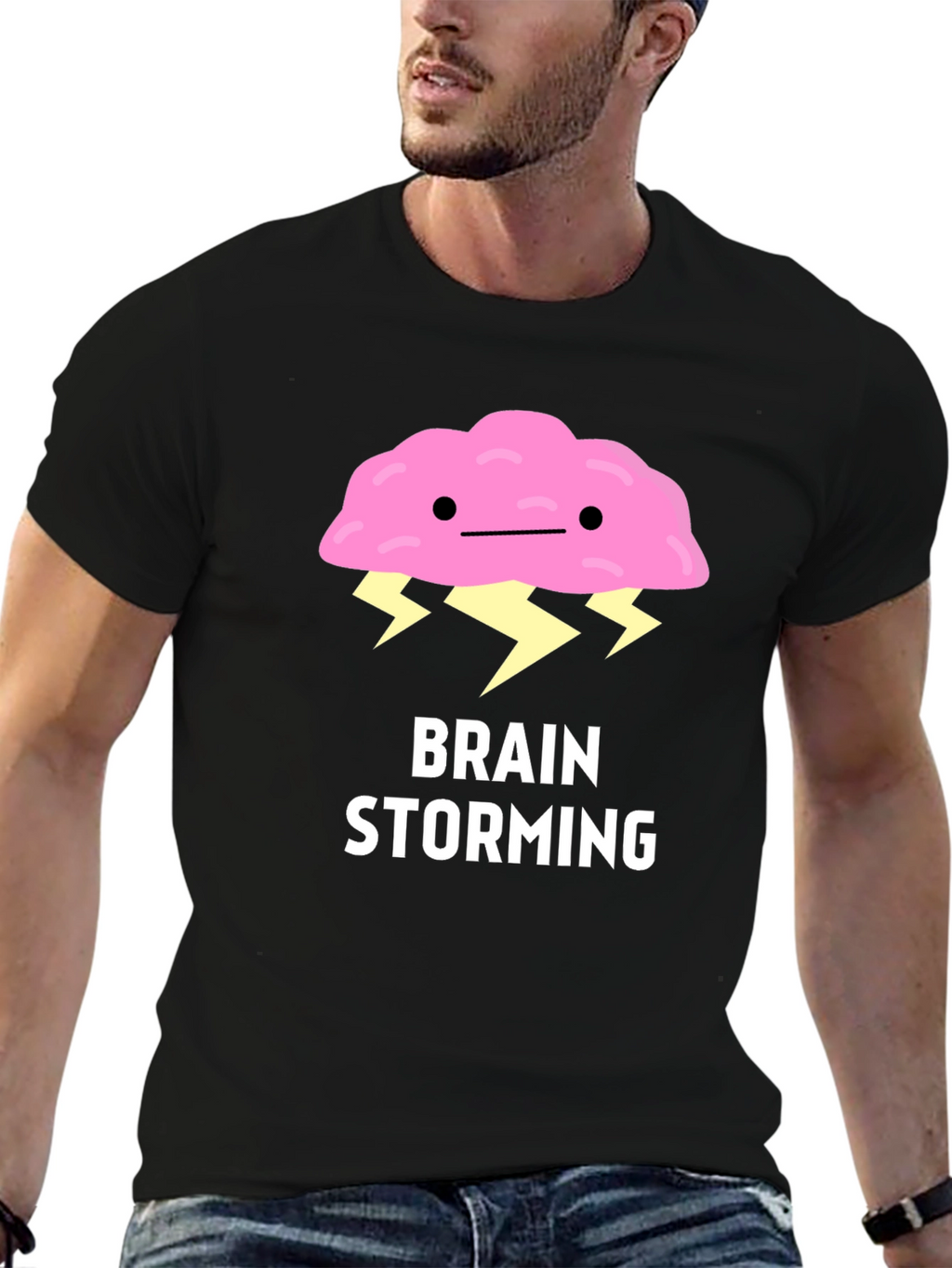 Brain Storming Graphic T-Shirt