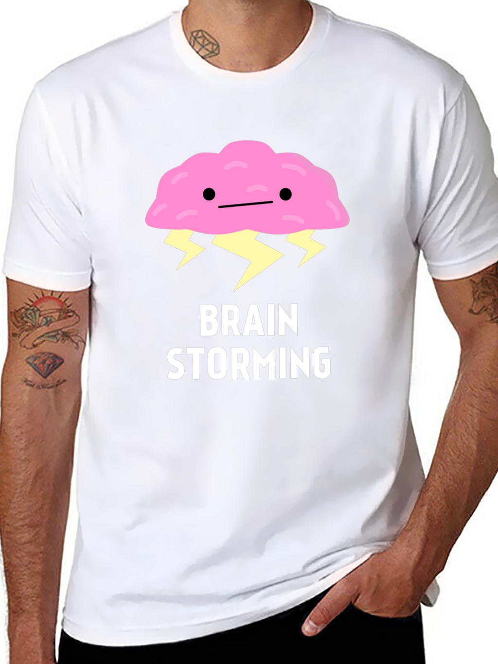 Brain Storming Graphic T-Shirt