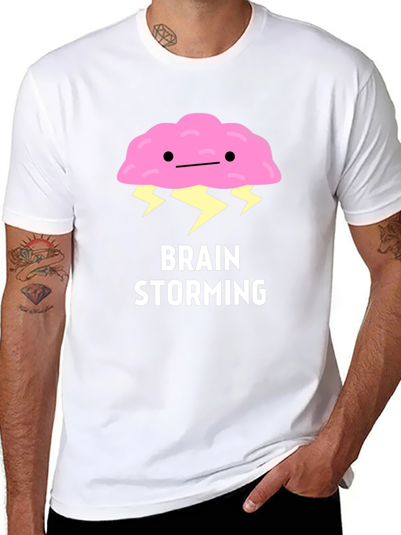 Brain Storming Graphic T-Shirt