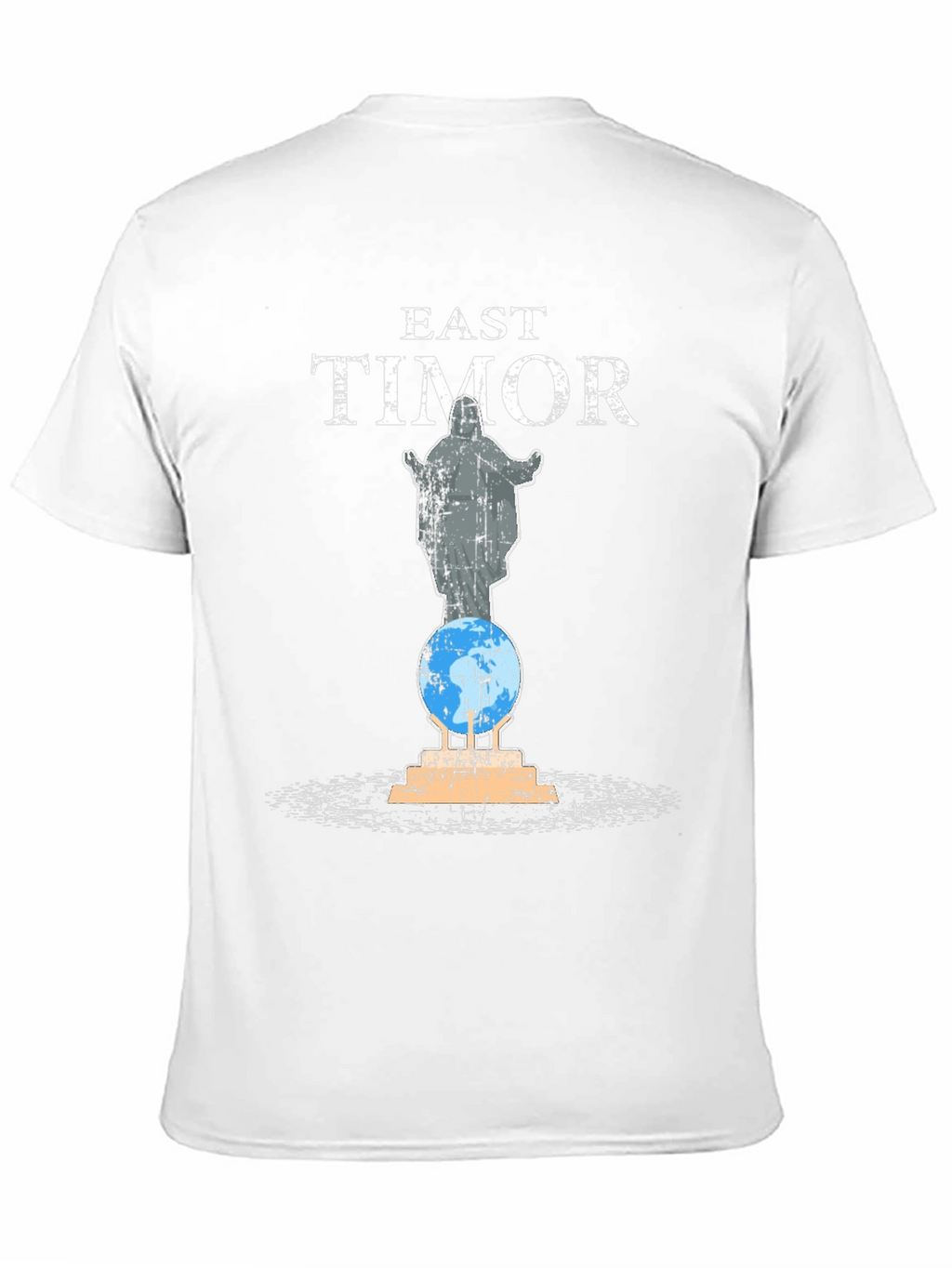 East Timor Statue Graphic Tee - Black
