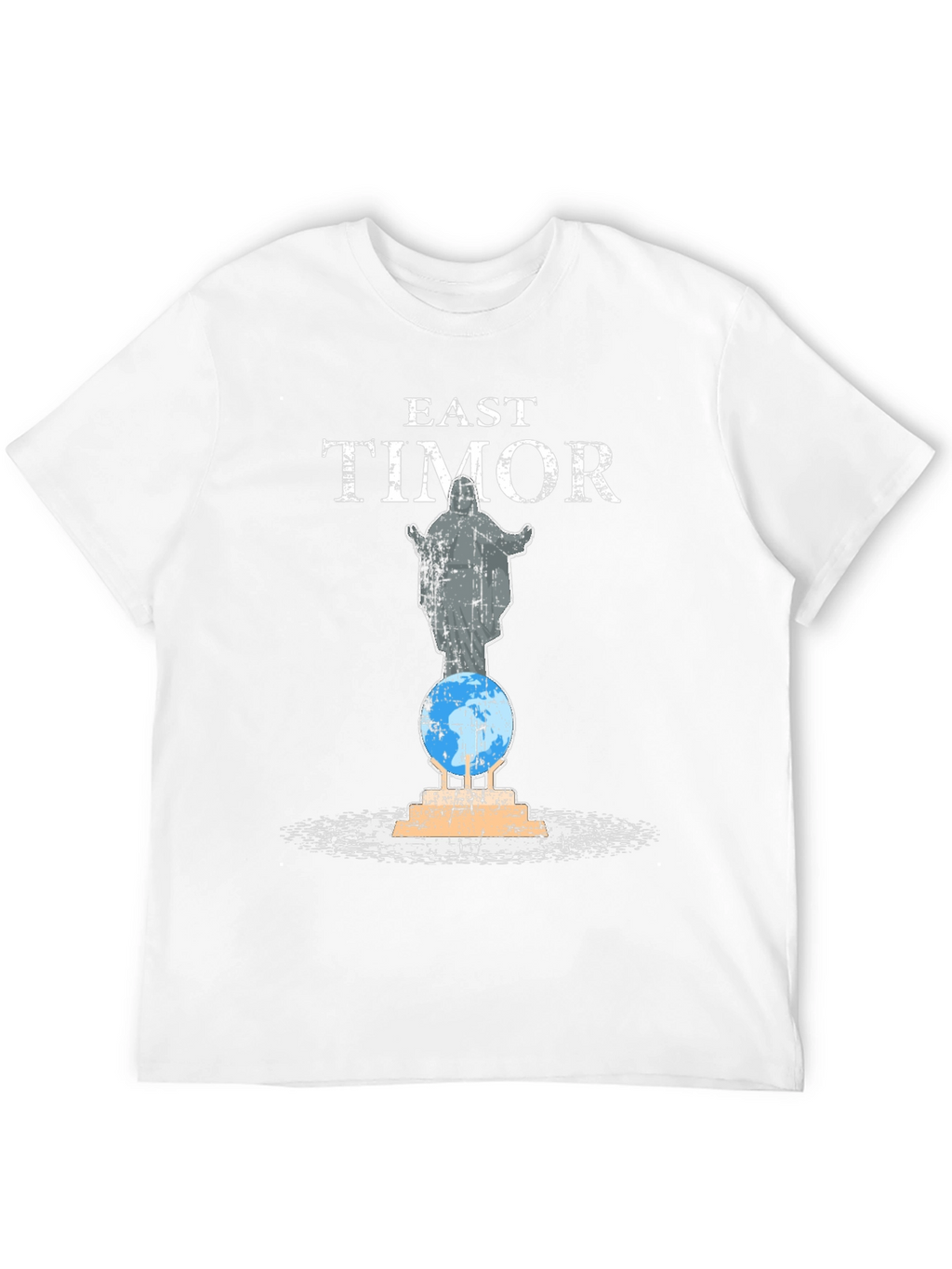 East Timor Statue Graphic Tee - Black