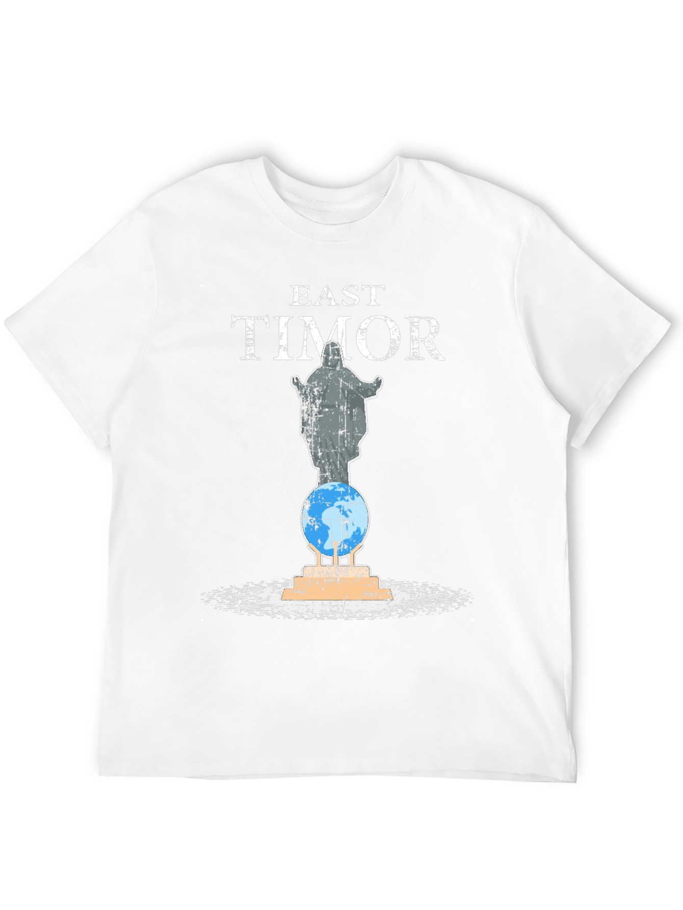 East Timor Statue Graphic Tee - Black