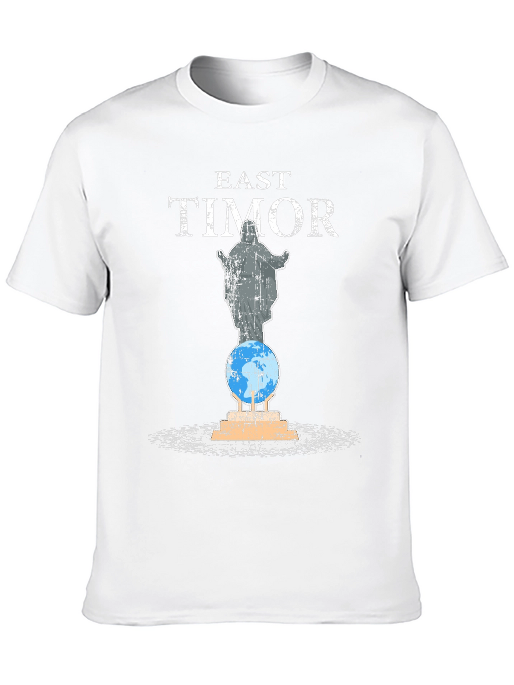 East Timor Statue Graphic Tee - Black