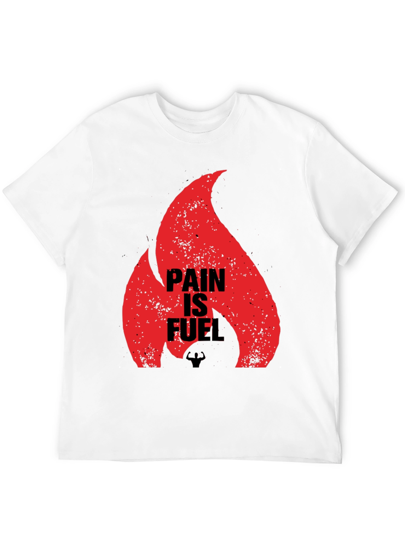 Pain is Fuel Graphic T-Shirt - Motivational Gym Wear