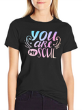 You Are My Soul Graphic Tee - Black