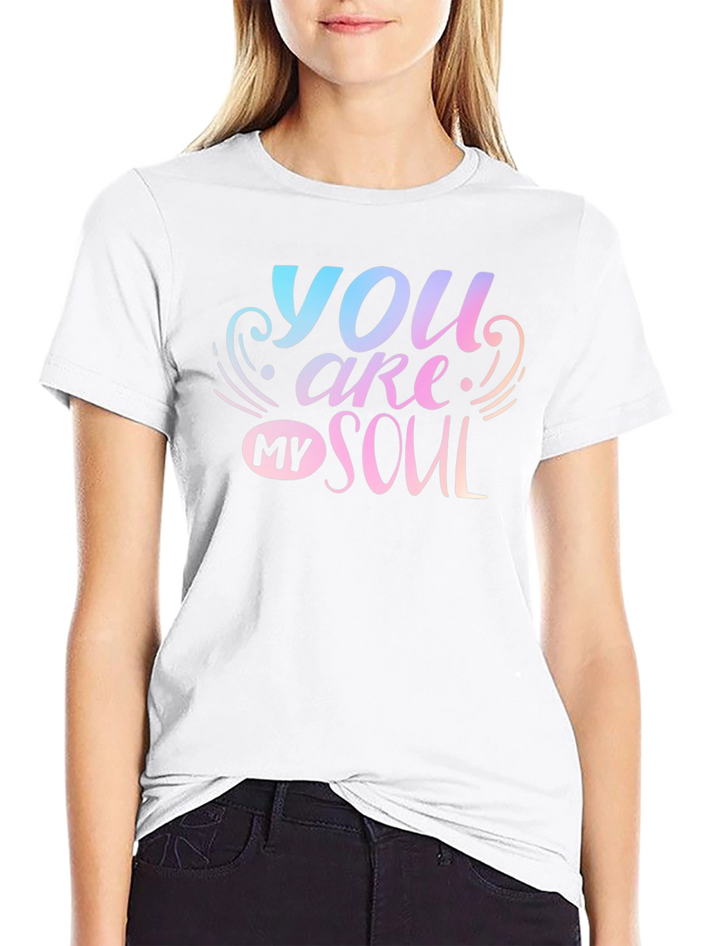 You Are My Soul Graphic Tee - Black